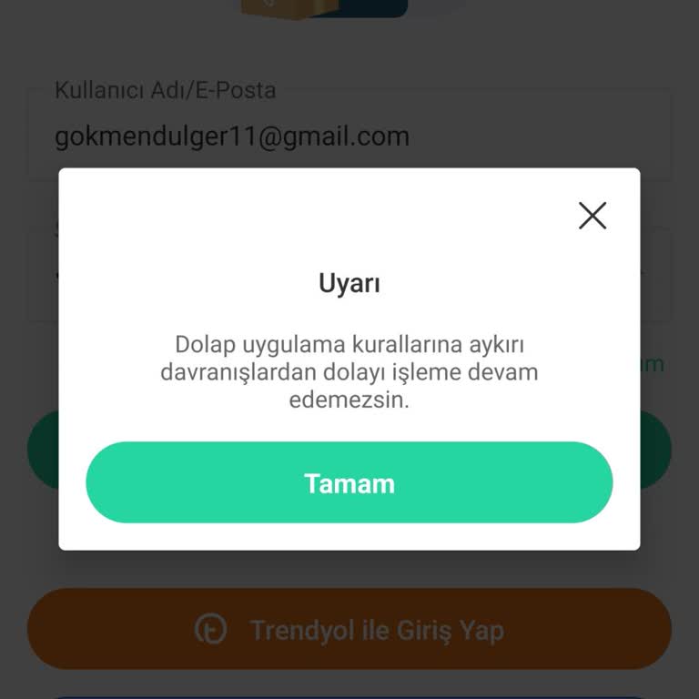 Dolap Uygulaması: Satıcı Doğrulama Sorunu