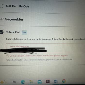 Boyner Online'da Totem Kart Ödeme Sorunu Ve Müşteri Hizmetleri Çıkmazı