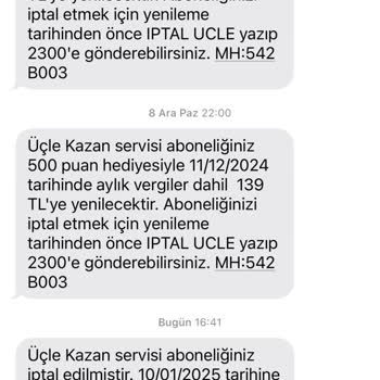 Yanlış Üyelik Ve Haksız Fatura Kesintisi
