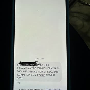 Sahte Hukuk Bürosu Ve Tehdit Edici Mesajlar