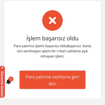 Vodafone Pay Kartı İle İşlem Hatası Sorunu
