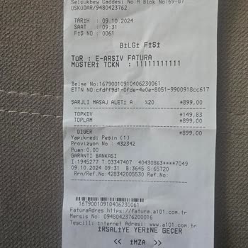 A101'den Alınan Ürünün Onarım Ve İade Sorunu