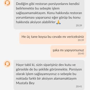 Eksik Sipariş Ve Yetersiz Destek
