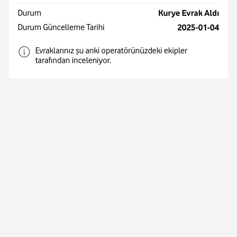 Vodafone Hattım Aktif Edilemiyor: Evrak Sorunu
