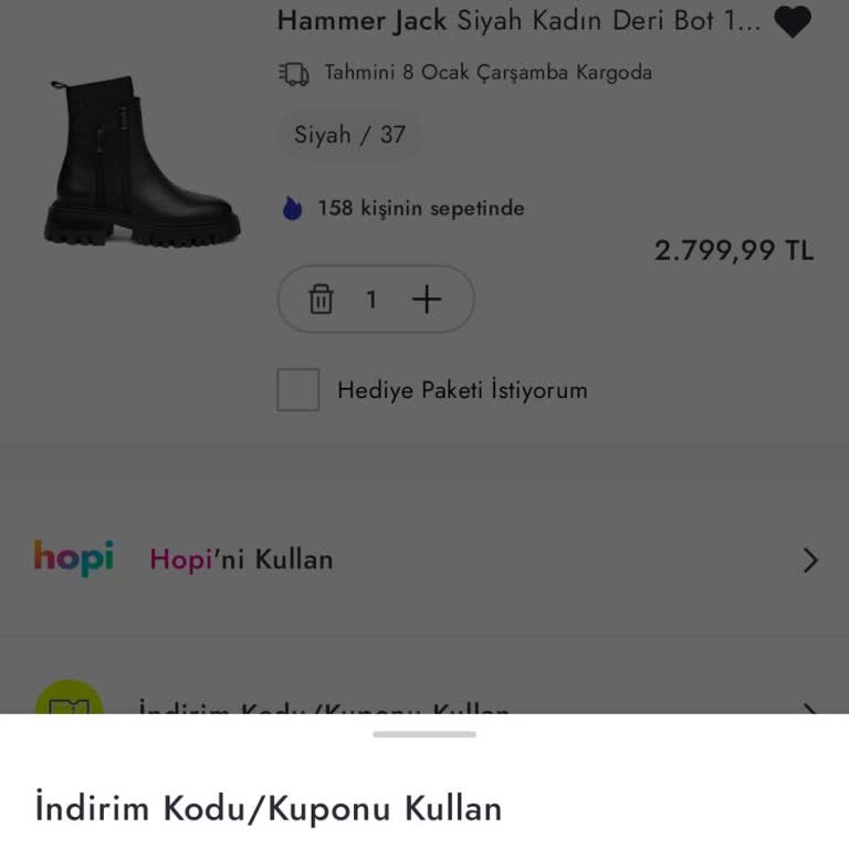 Boyner Hediye Çarkı Kampanyasında Kullanım Sorunu