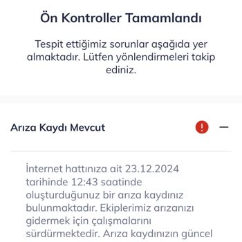 Uzun Süredir Çözülemeyen Arıza Kaydı Ve Mağduriyet