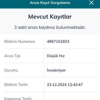 Uzun Süredir Çözülemeyen Arıza Kaydı Ve Mağduriyet