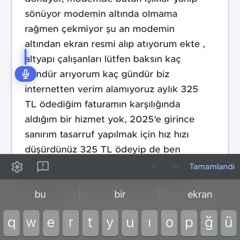 Sürekli Kesilen İnternet Bağlantısı Ve Yetersiz Hizmet