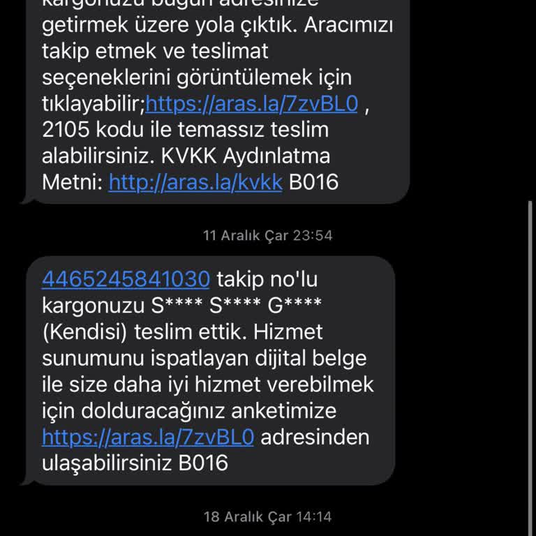 Kayıp Kargo Ve İlgisiz Müşteri Hizmetleri
