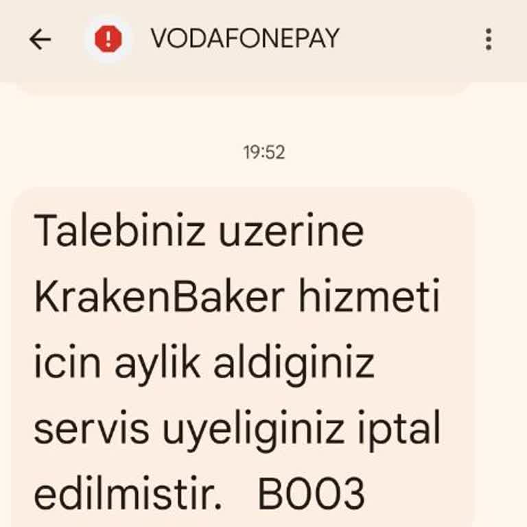 Vodafone'dan Bilgim Dışında Üyelik Ve İade Sorunu