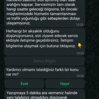 Vestel Servis Randevularında Sürekli Erteleme Sorunu