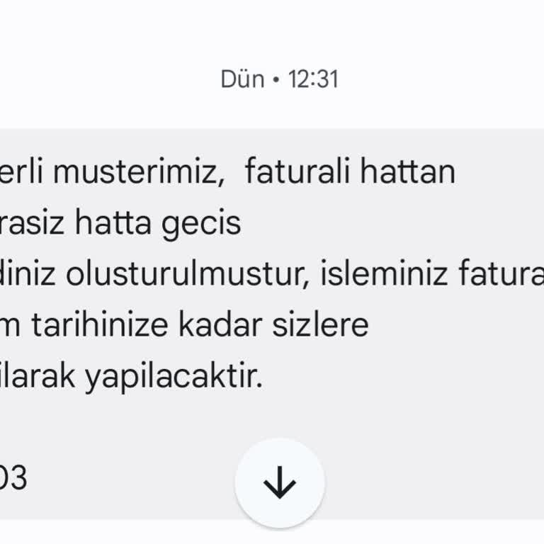 Vodafone Taahhüt Sonrası Geçiş Sorunu