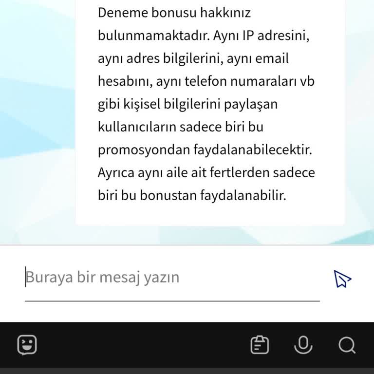 Deneme Bonusu Problemi Ve Üyelik İptali