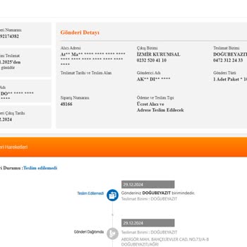 MNG Kargo'nun Sorumsuzluğu Mağdur Ediyor