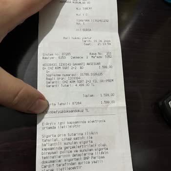 Sigortalı Üründe Yaşanan Sorun Ve Çözüm Beklentisi