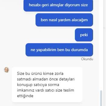 Satın Aldığım Hesap Bilgileri Değiştirildi Ve Geri Alındı