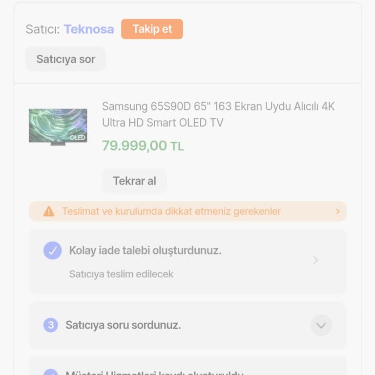 Teknosa'dan Kırık Gelen TV'nin İadesi Yapılmıyor