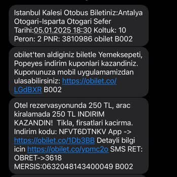 İzinsiz Telefon Numarası Kullanımıyla Bilet Alımı