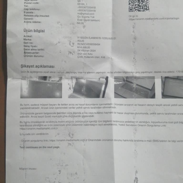 Asus Laptop Ve Media Markt Hayal Kırıklığı