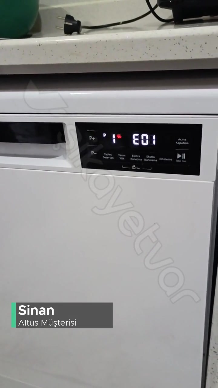 Altus Bulaşık Makinesi E01 Hatası! videonun kapak resmi