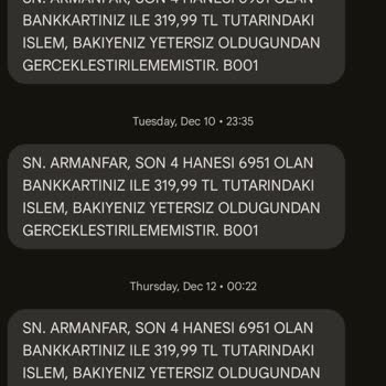 İzinsiz Para Çekimi Şikayeti