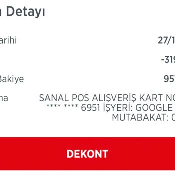 İzinsiz Para Çekimi Şikayeti