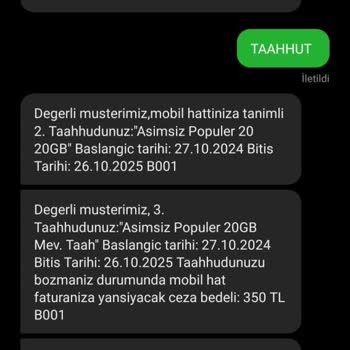 Türk Telekom Cayma Bedeli Ve Fatura Sorunu
