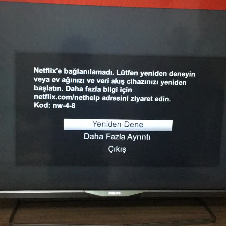 Netflix Bağlantı Sorunu: İnternet Var Ama Giriş Yok