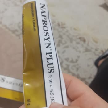 Naprosyn Plus Jel'de Hava Dolgusu Sorunu