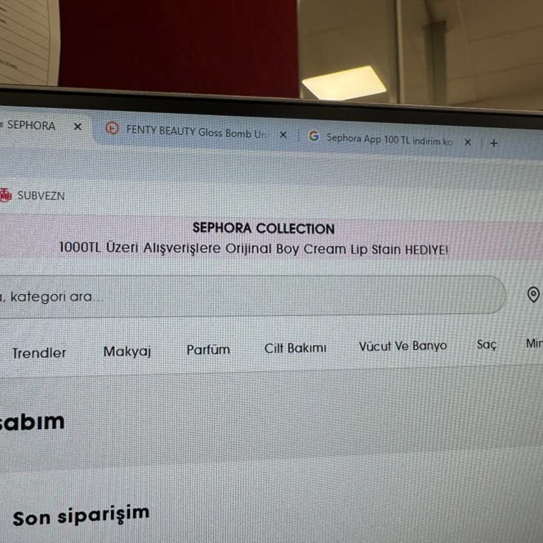 Sephora'dan Beklenen Hediye Ürün Teslim Edilmedi