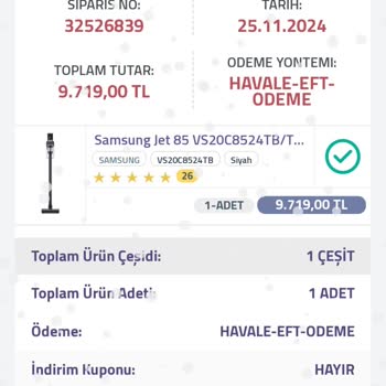 Exenbilgisayar.com Ürün Teslim Edilmedi, Para İadesi Yapılmadı