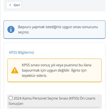 KPSS Başvuru Sorunu: Doğru Puan Ve Yıl Tanınmıyor