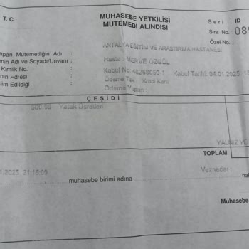 Acil Servis Ücret Talebi Mağduriyeti