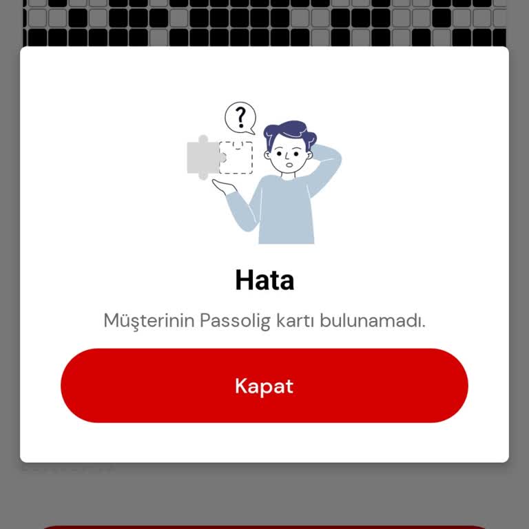 Passolig Kartı Bulunamadı Hatası