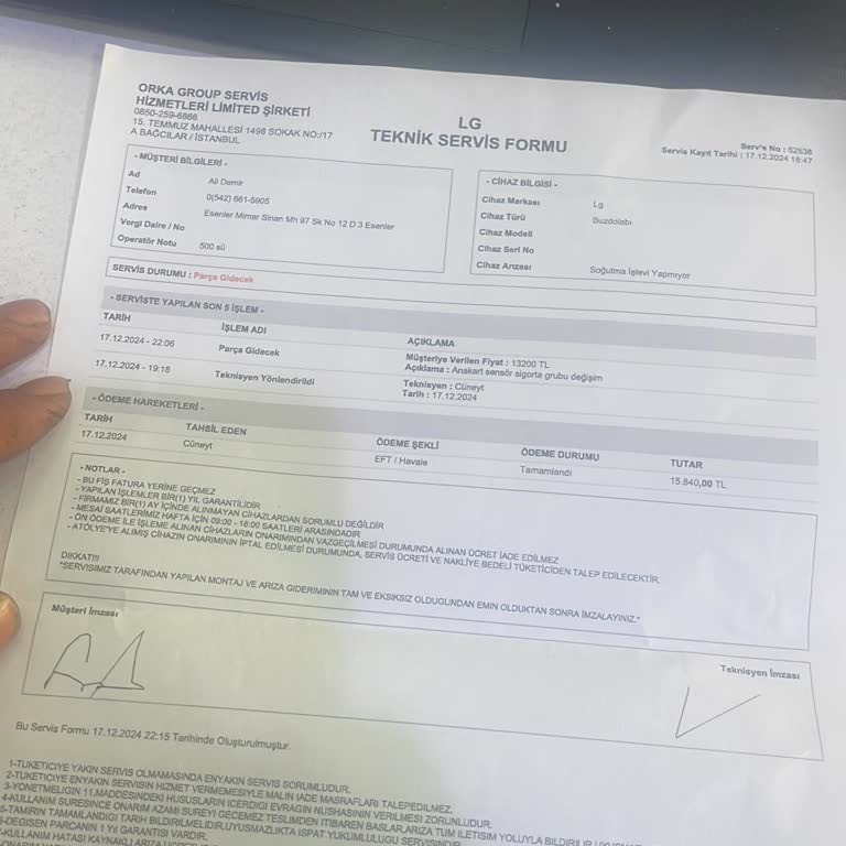 Yanıltıcı Servis Hizmeti Ve Geri Dönüş Sorunu