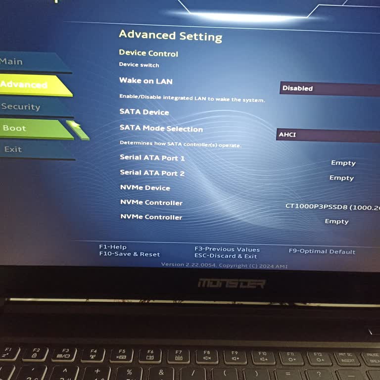 Monster Laptop Açılmama Sorunu: BIOS Ekranında Takılı Kalıyor