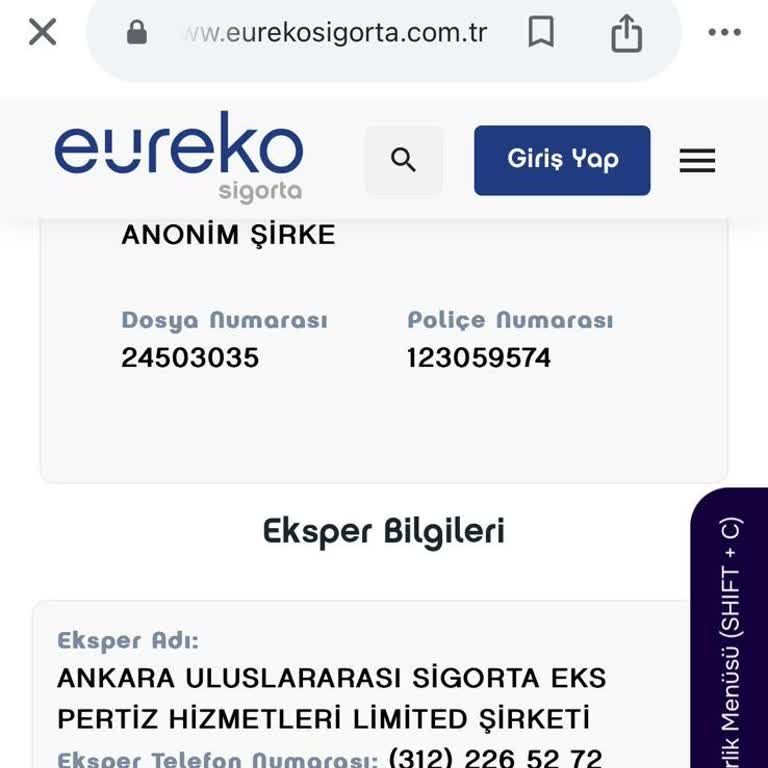 Eureko Sigorta'nın İlgisizliği Ve Mağduriyetimiz