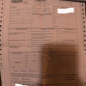 Samsung Televizyonun Kronik Ekran Sorunu