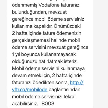 Vodafone Pay Abonelik İptali