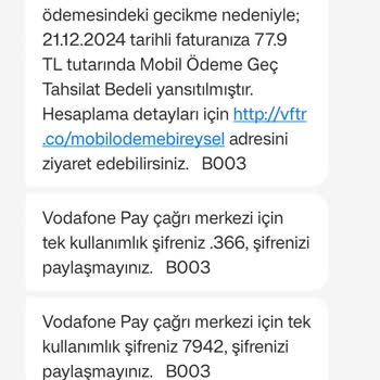 Vodafone Pay Abonelik İptali