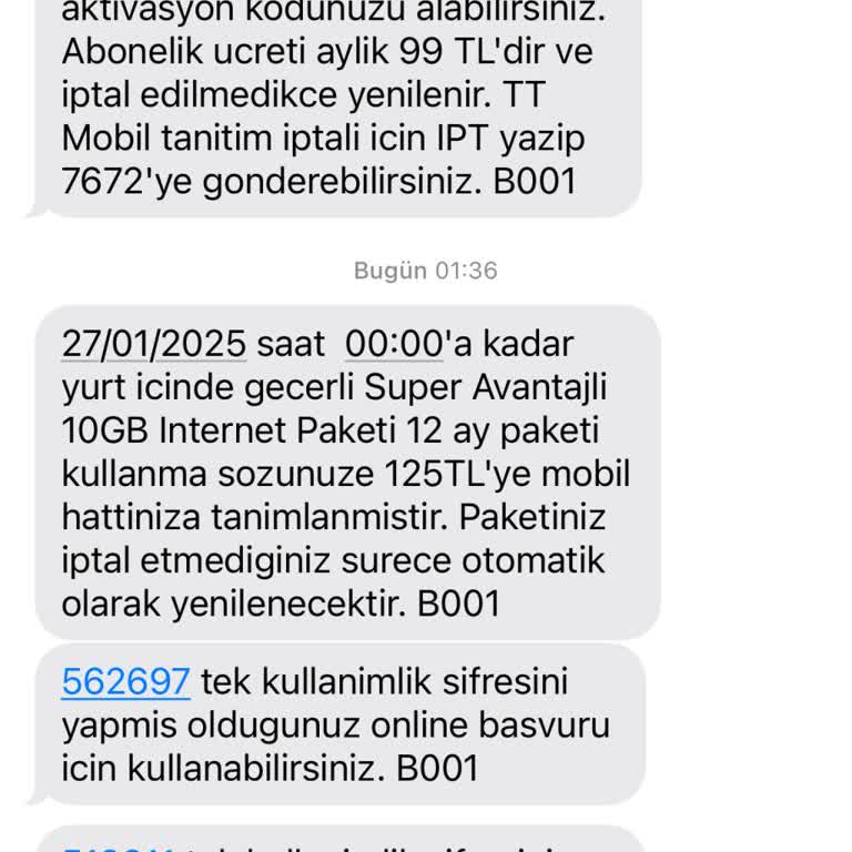Yanlışlıkla Aktive Edilen İnternet Paketi Ve Müşteri Hizmetleri Sorunu