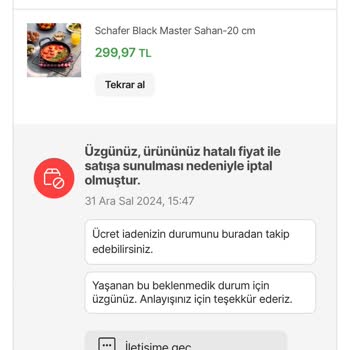 Yanlış Fiyat Etiketi Mağduriyeti