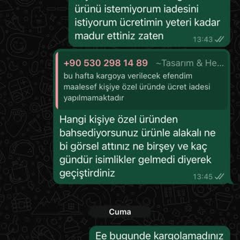 Sipariş Verdiğim Hediyelikler Gelmedi Ve Hakarete Uğradım!