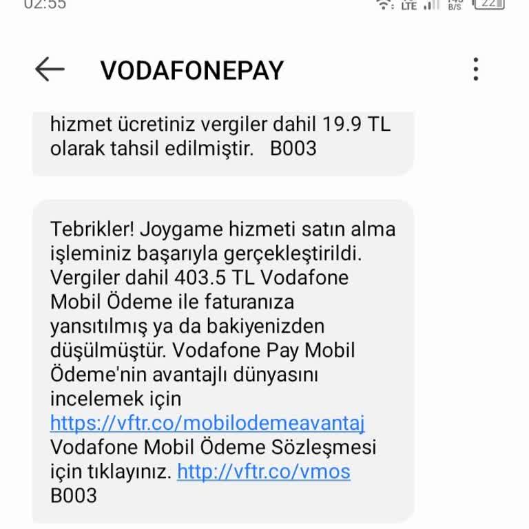 Hesabımdan İzinsiz Para Çekildi, Vodafone Pay Mağduriyeti
