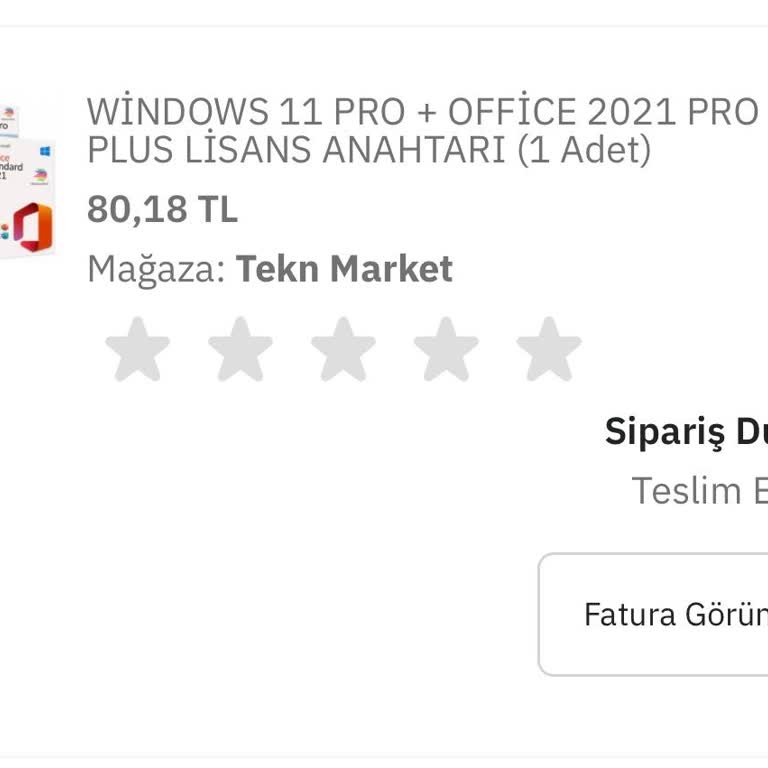 Epttavm'den Alınan Lisans Anahtarı Teslim Edilmedi
