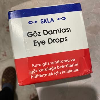 Gök Grup Depolama Skla Göz Damlası Reklamla Uyuşmadı, Güvenim Sarsıldı!