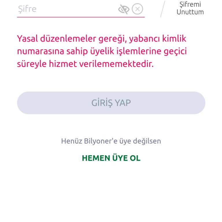 Bilyoner Hesabıma Giriş Yapamıyorum Kimlik Sorunu