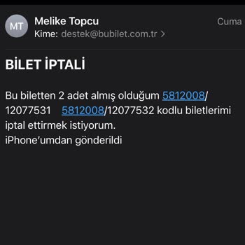 Yanlış Bilet Alımı Ve İptal Talebinin Reddedilmesi