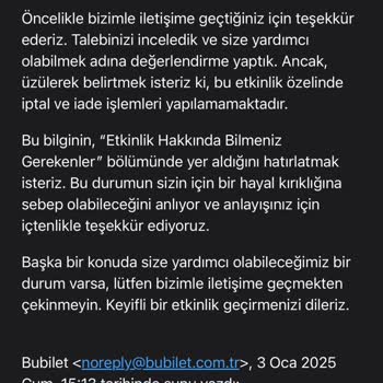 Yanlış Bilet Alımı Ve İptal Talebinin Reddedilmesi