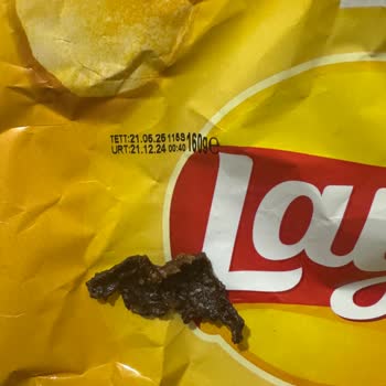 Lays Cips Paketinden Çıkan Şaşırtıcı Cisim!